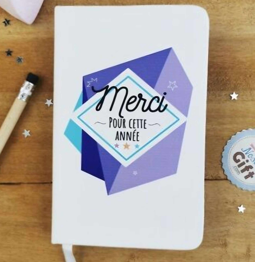 Carnet "Merci pour cette année"