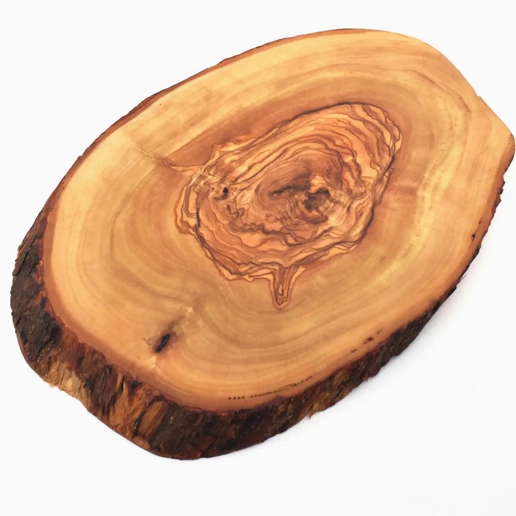 Plateau en bois d'olivier 30cm