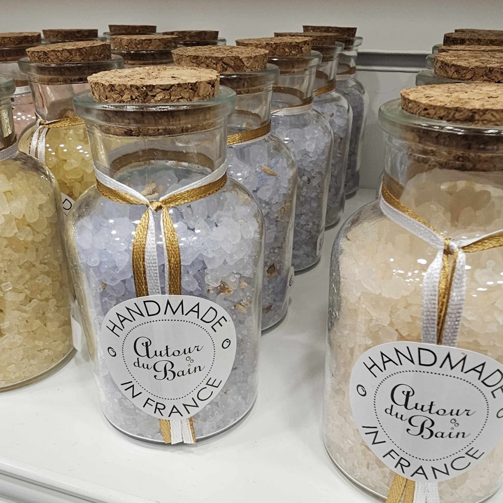 Sel de bain en pot verre "Lavande anglaise"