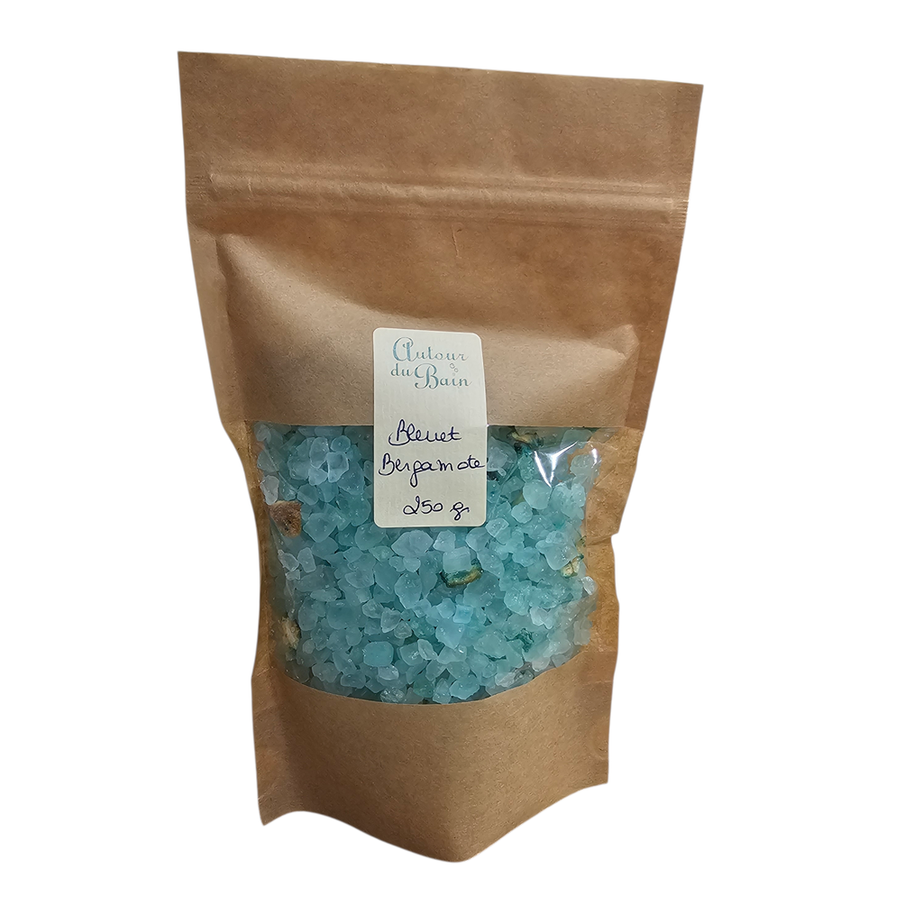 Sel de bain - Bleuet & Bergamote