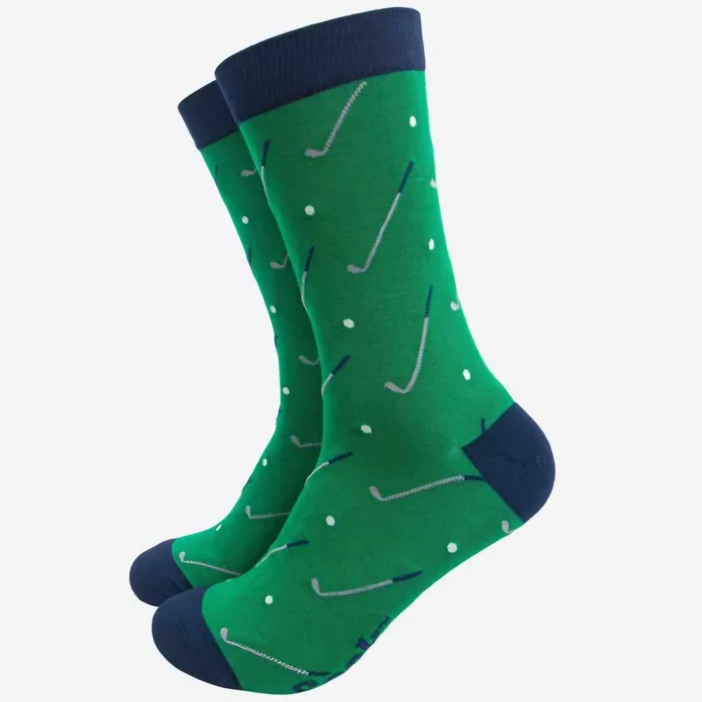 Chaussettes en bambou pour hommes - Golfeur