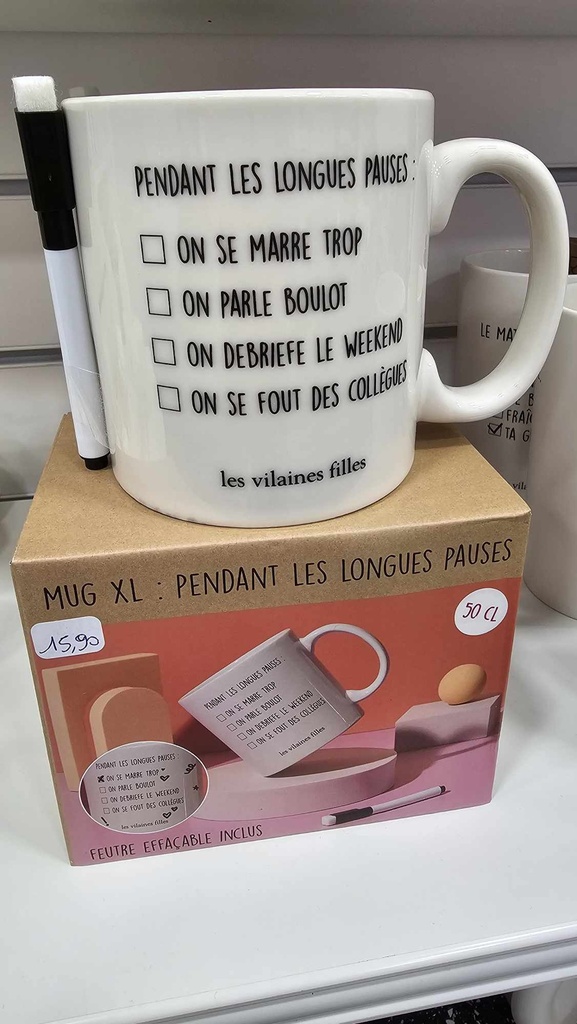 Les vilaines filles - mug XL les longues pauses
