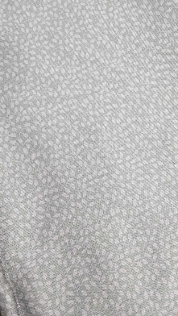 Tissu 35 - piqué de coton feuilles