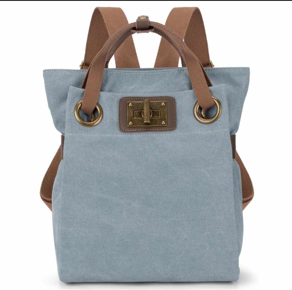 Zédé Paris - Sac à Dos XL Pont des arts Bleu gris