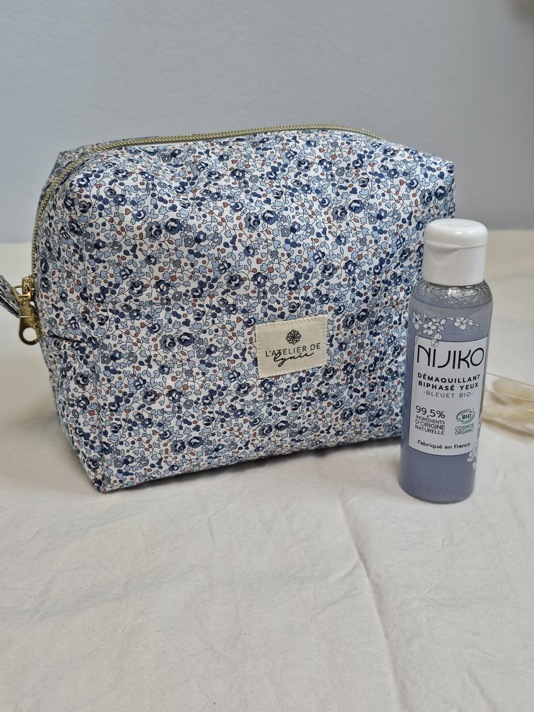 Trousse prairie bleu - format moyen