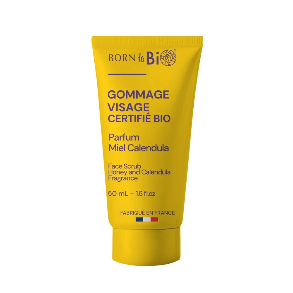 Gommage Visage Bio Calendula & Miel – Exfoliant Doux | Born to Bio
