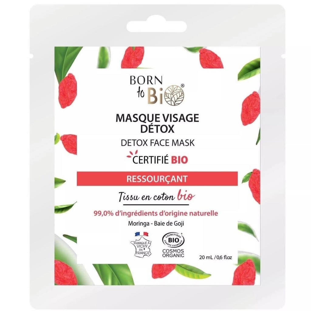 Masque visage Détox Bio – Born to Bio
