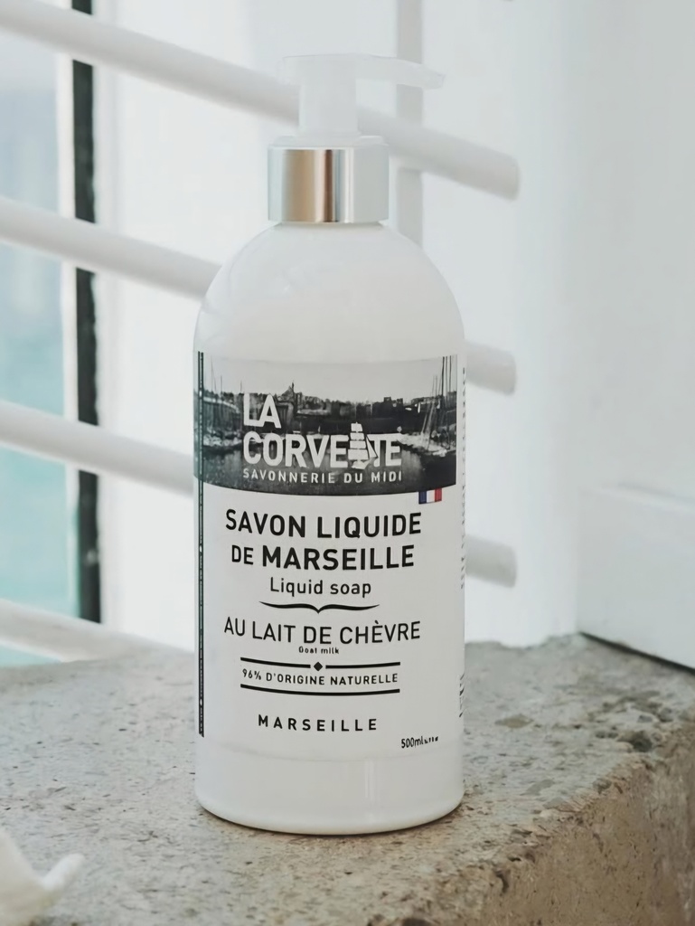 La Corvette - Savon liquide de Marseille au LAIT DE CHÈVRE – 500ml