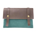 Zédé Paris - Sac Pochette - Bleu canard