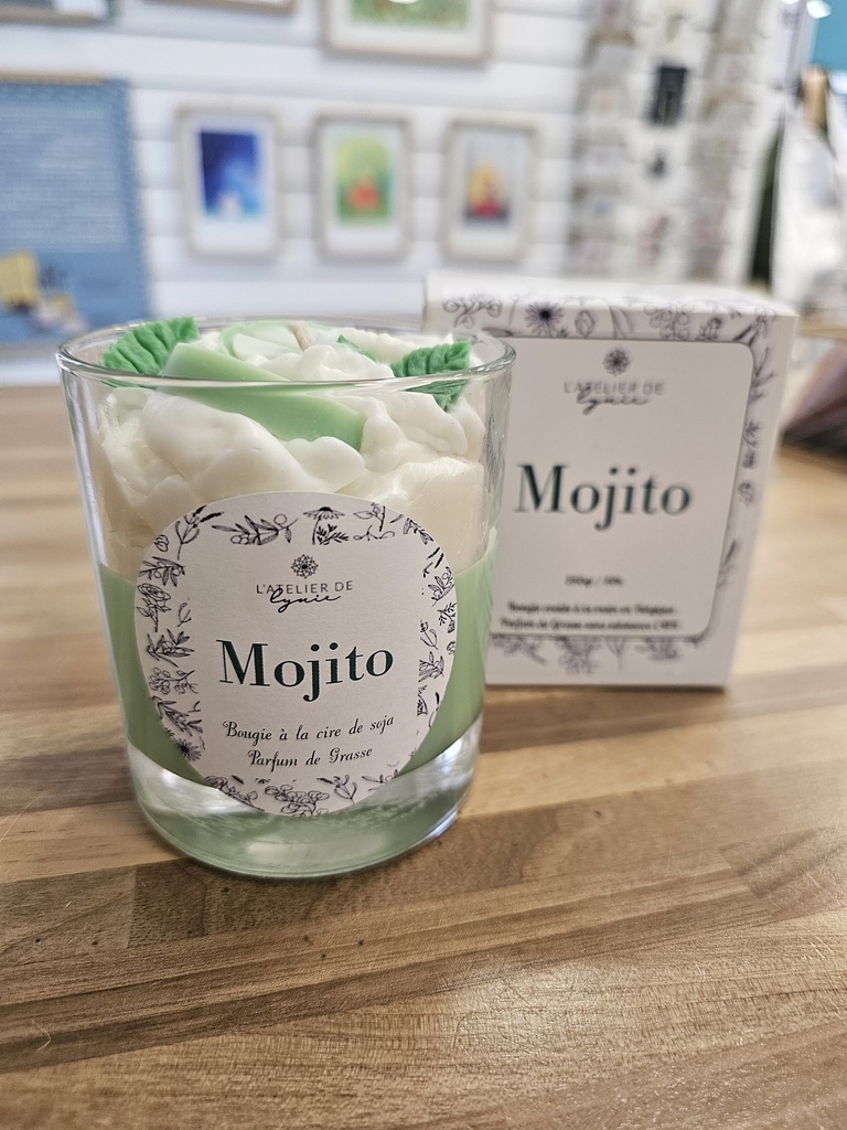 Bougie Artisanale Gourmande Mojito