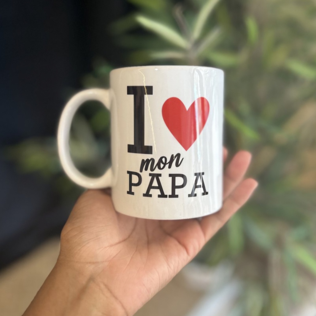 Mug "I love mon papa"