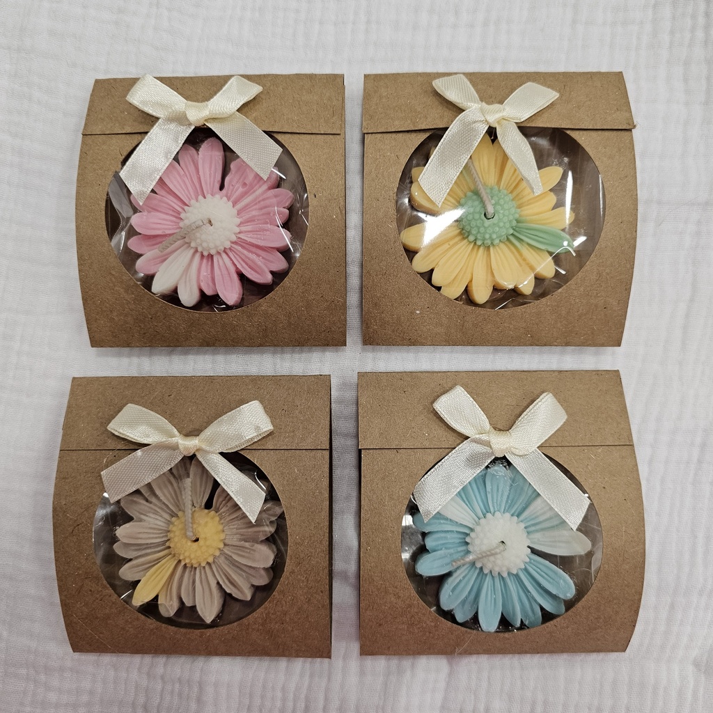 Bougie fleur marguerite