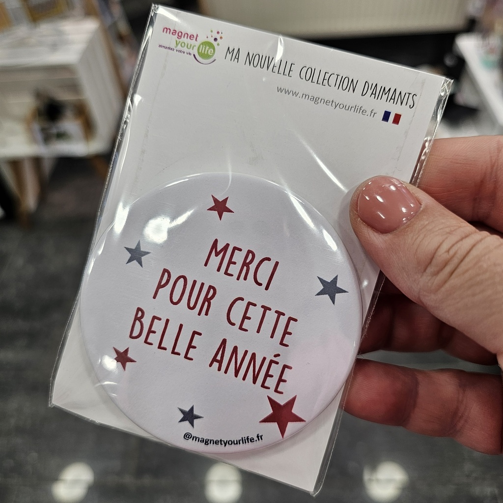 Magnet "Merci pour cette année"