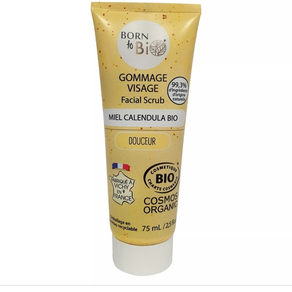 Born to bio - Gommage visage Miel Calendula 