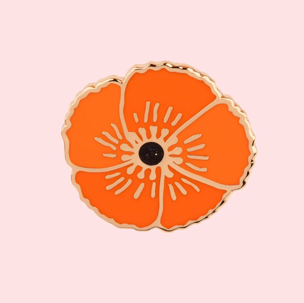 Coucou Suzette - Pin's Coquelicot