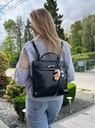 Sac en cuir noir – Sophia Delli