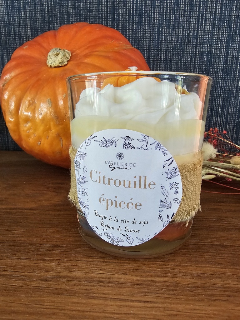 Bougie artisanale Citrouille épicée