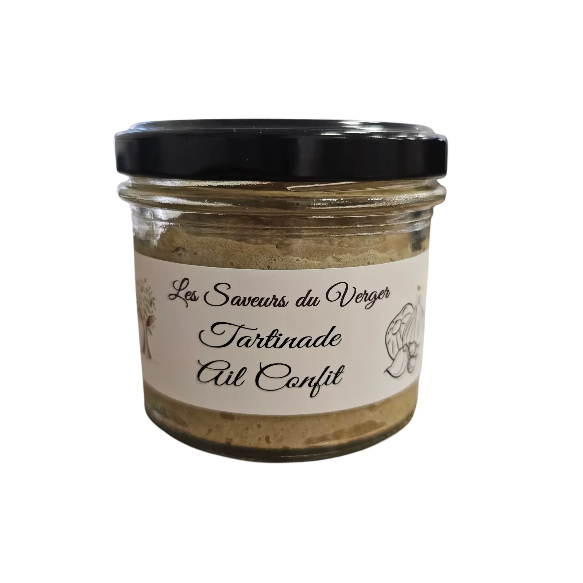 Tartinade d’ail confit 90gr – Les Saveurs du Verger