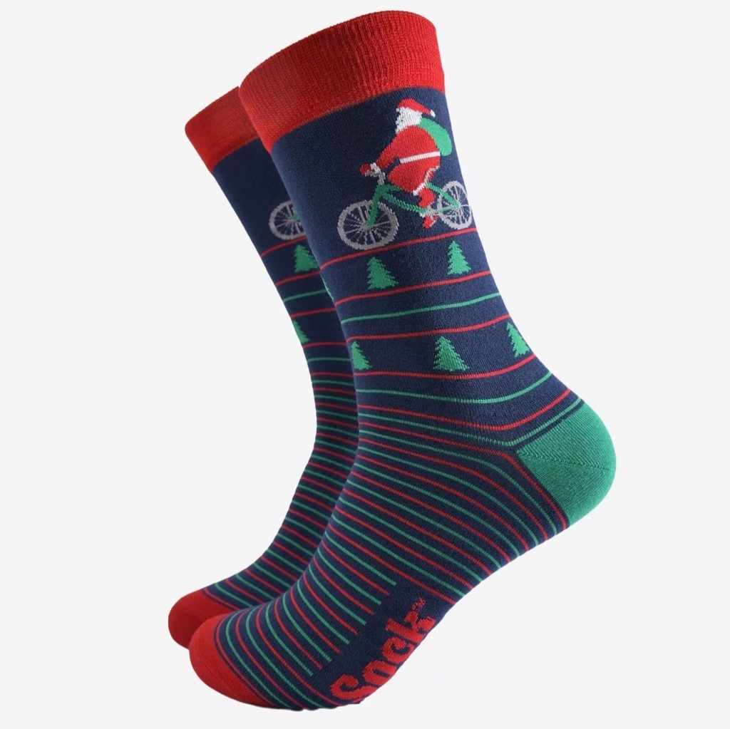 Chaussettes en bambou pour hommes - Père Noël