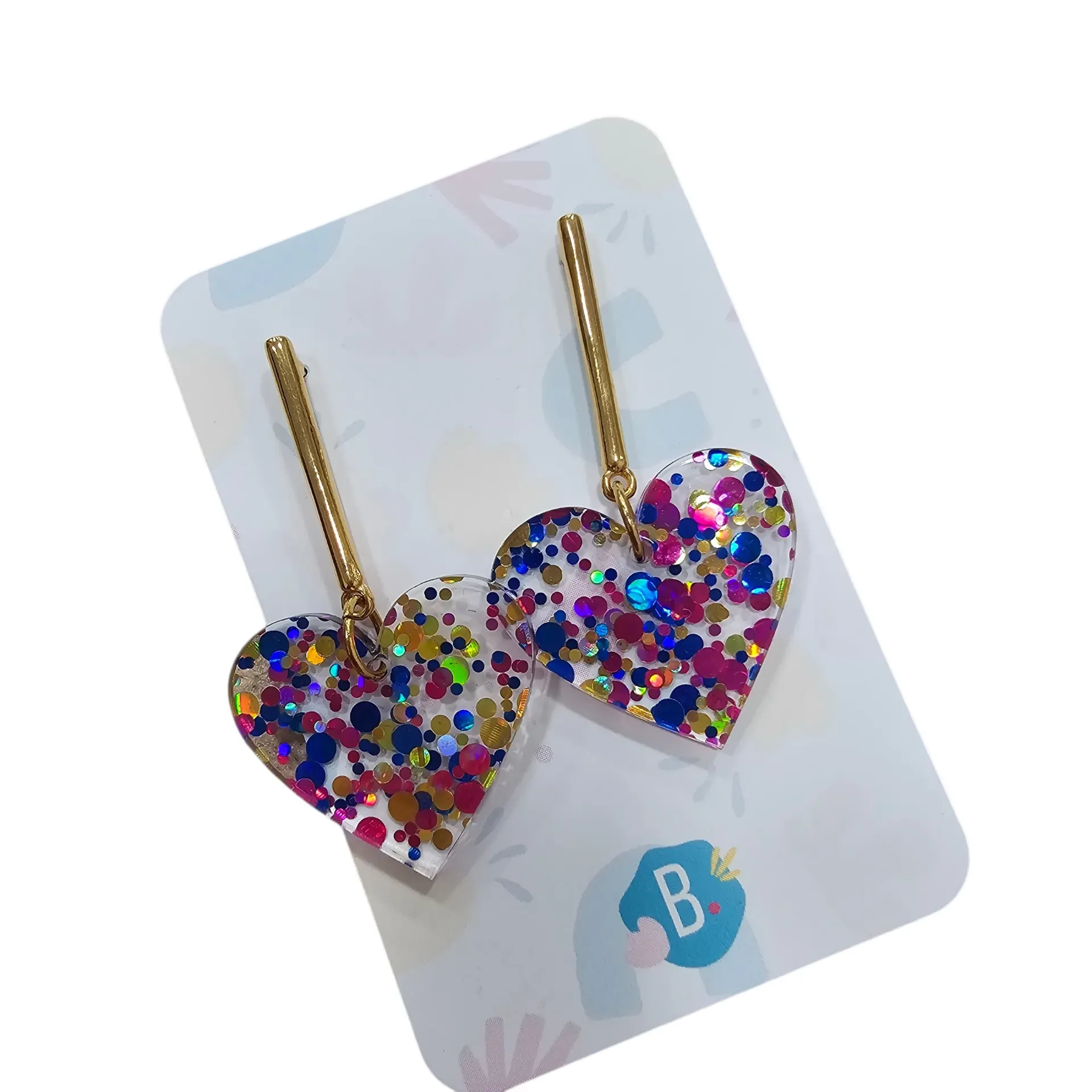 Boucles d’Oreilles Babelutte Création – Bijoux Colorés en Plexiglas