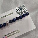 Bracelet pierres semi-précieuses - Lapis Lazulli - 8 mm