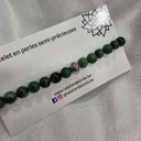 Bracelet pierres semi-précieuses - Jade africain - 8 mm 