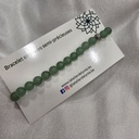 Bracelet pierres semi-précieuses - Aventurine - 8 mm