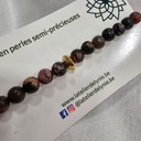 Bracelet pierres semi-précieuses - Rhodonite - 8 mm