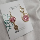 Lynie - BO rose et doré - asymétriques