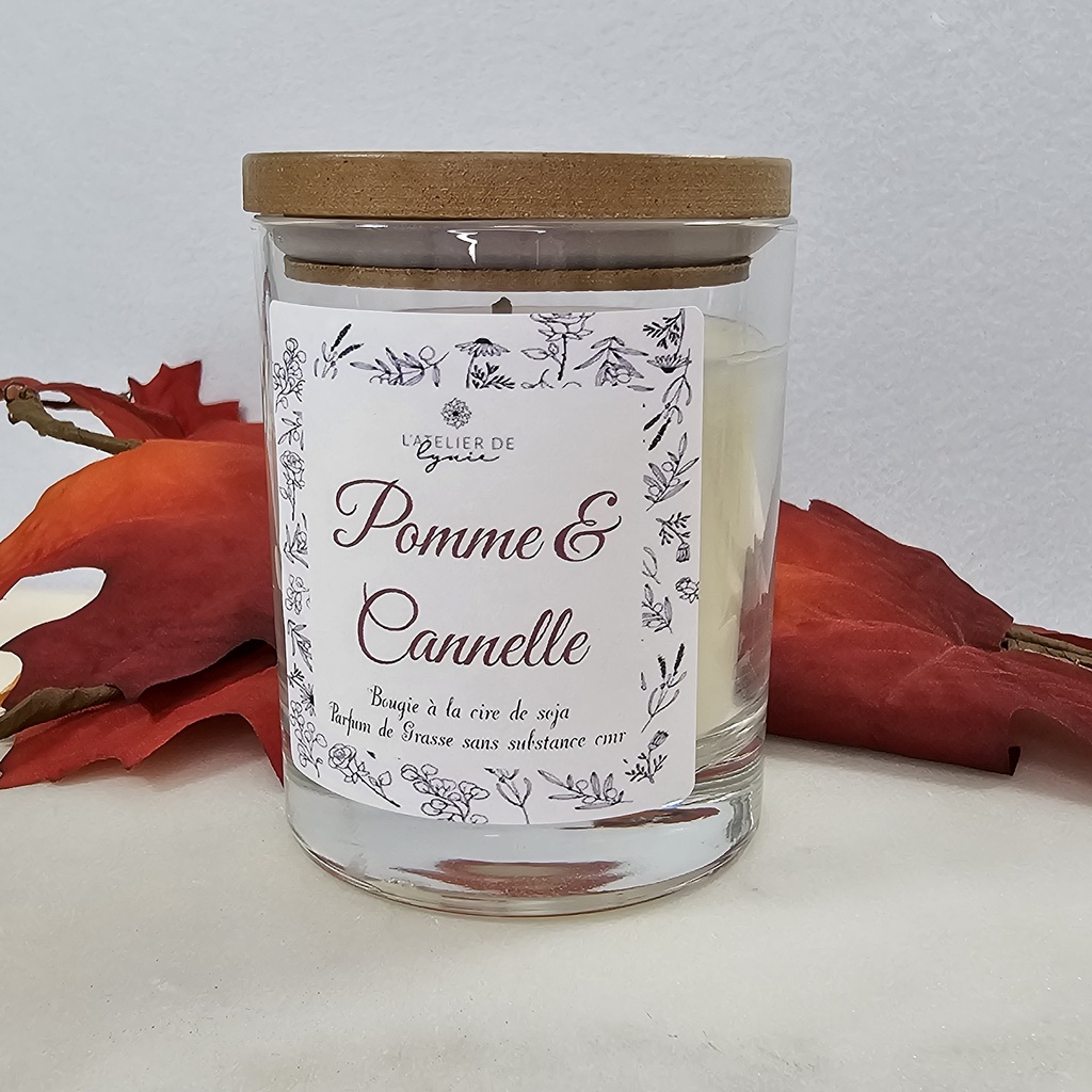 Bougie Artisanale - Pomme & Cannelle