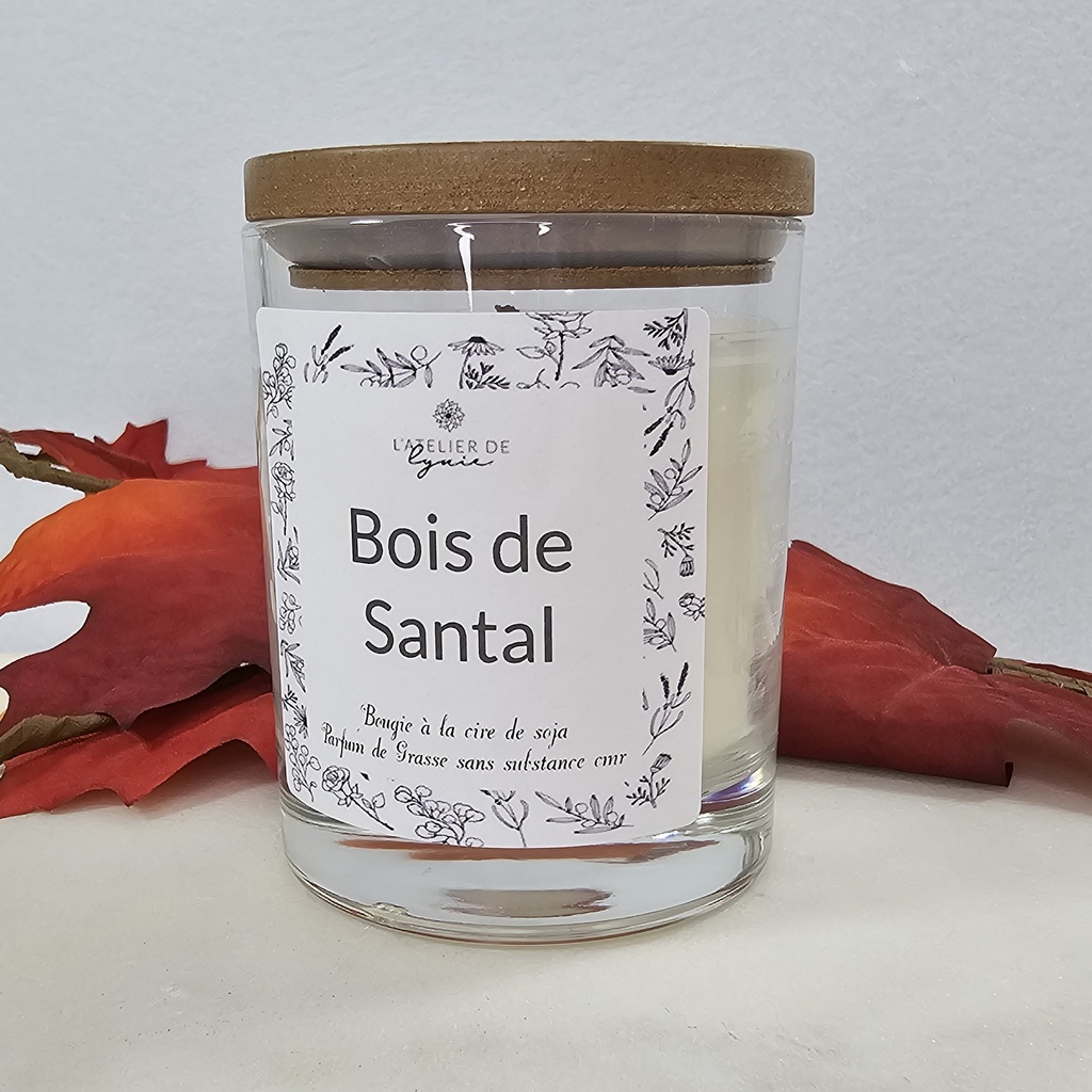 Bougie Artisanale - Bois de Santal