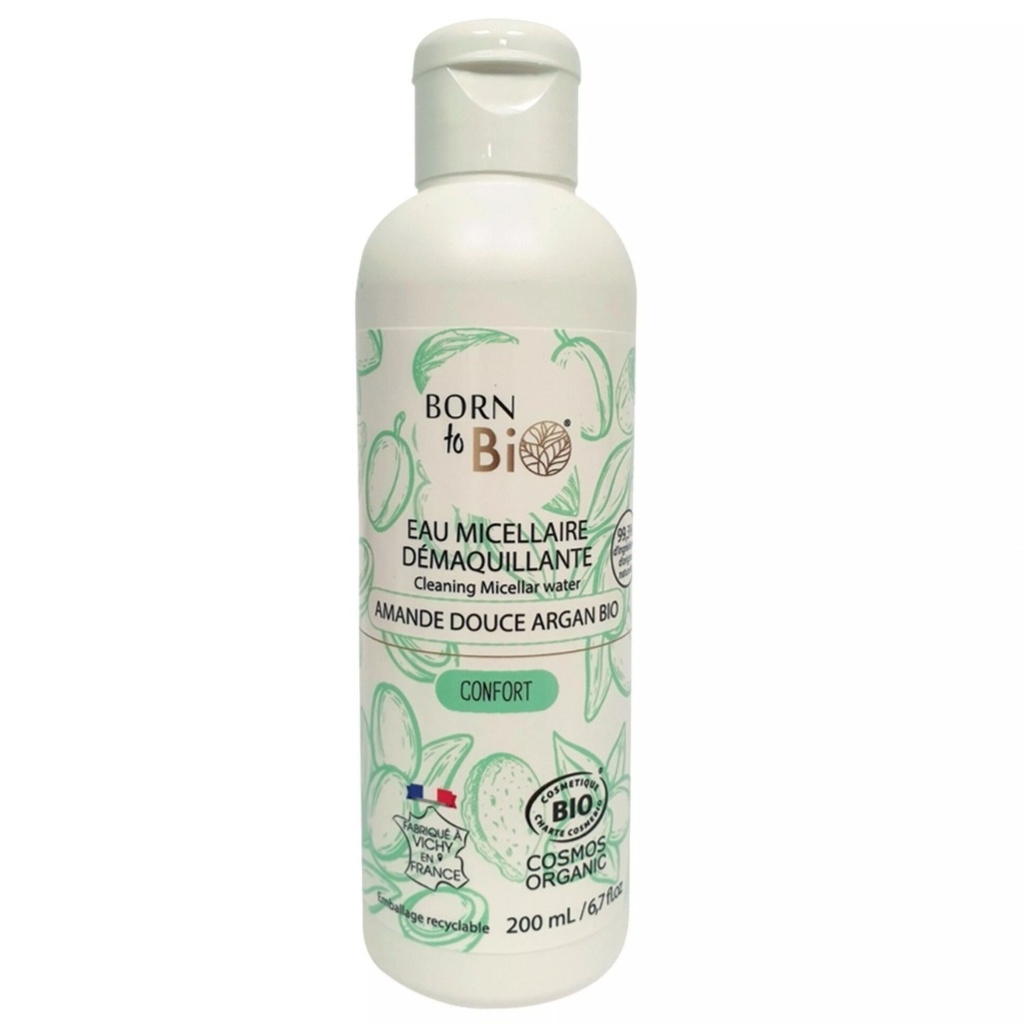 Born to bio - Eau micellaire - parfum Amande douce Argan 