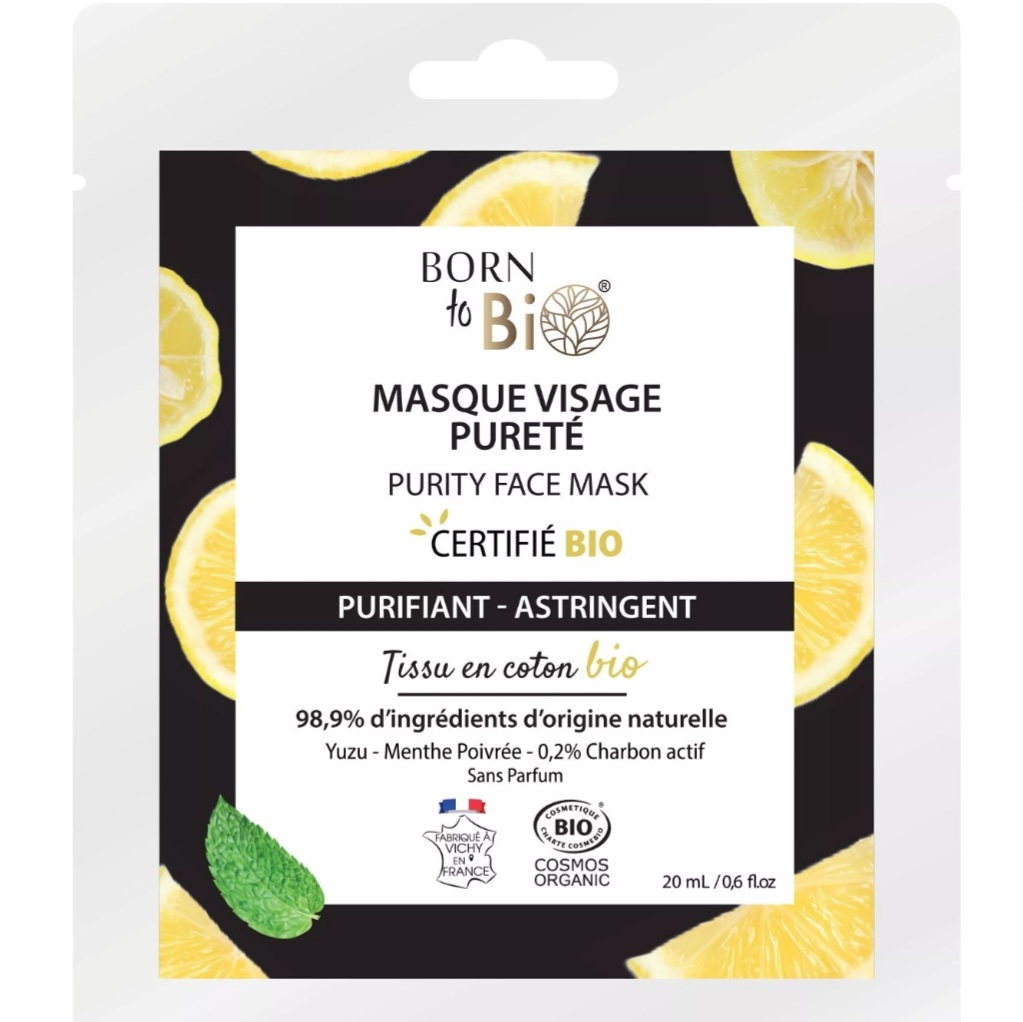 Born to bio - Masque visage pureté