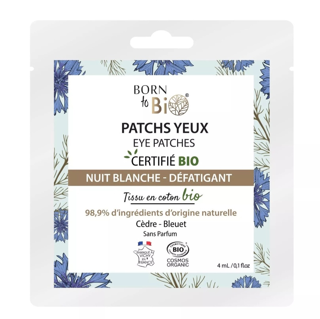 Born to bio - Patchs yeux - Défatigant