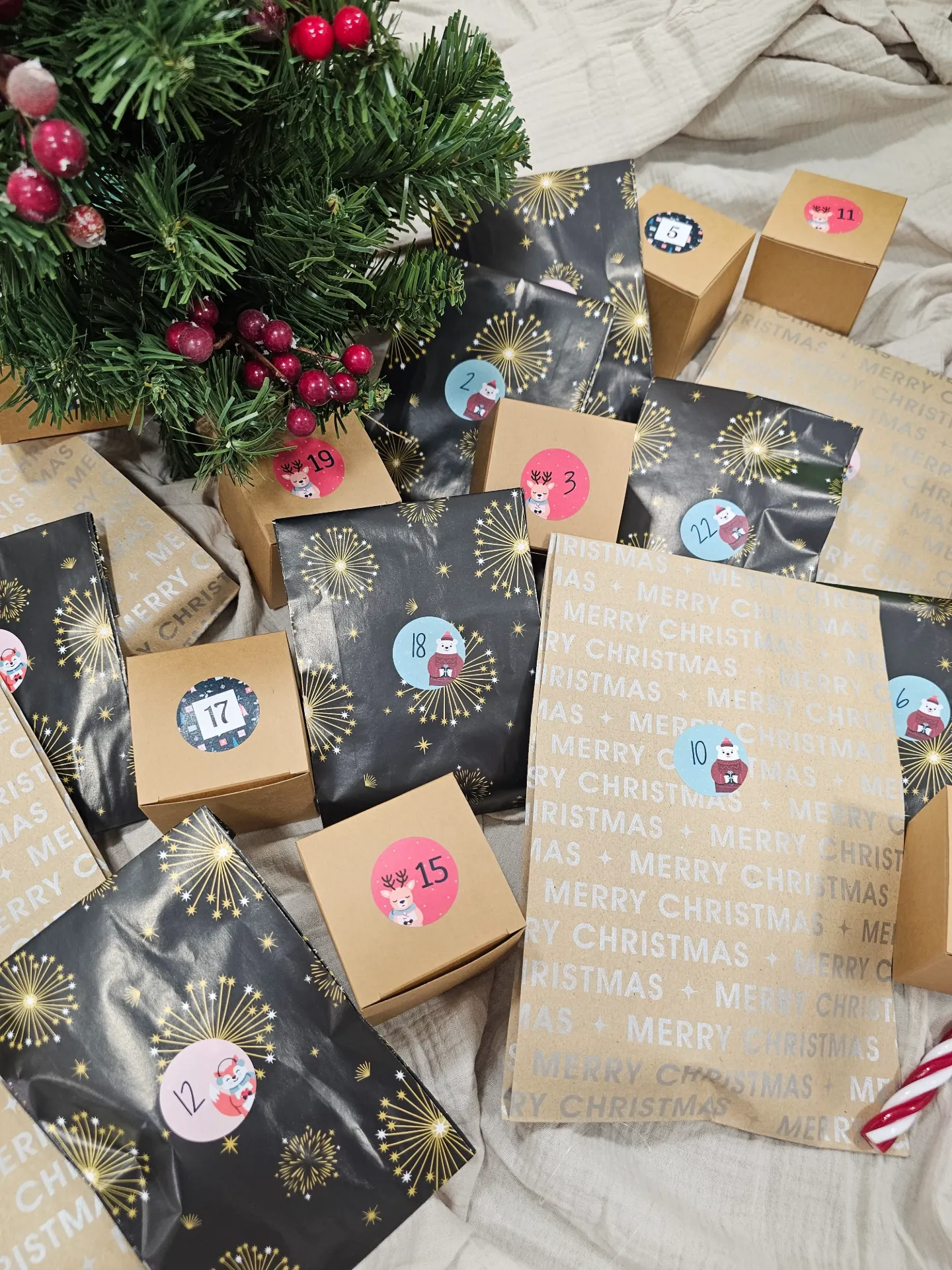Calendrier de l’Avent artisanal 2026 – Atelier de Lynie 🎄
