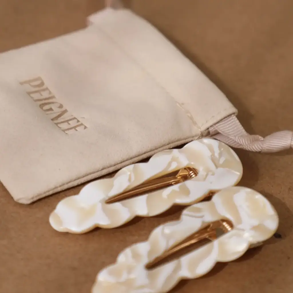Peignée Paris - Barrette cheveux Popcorn