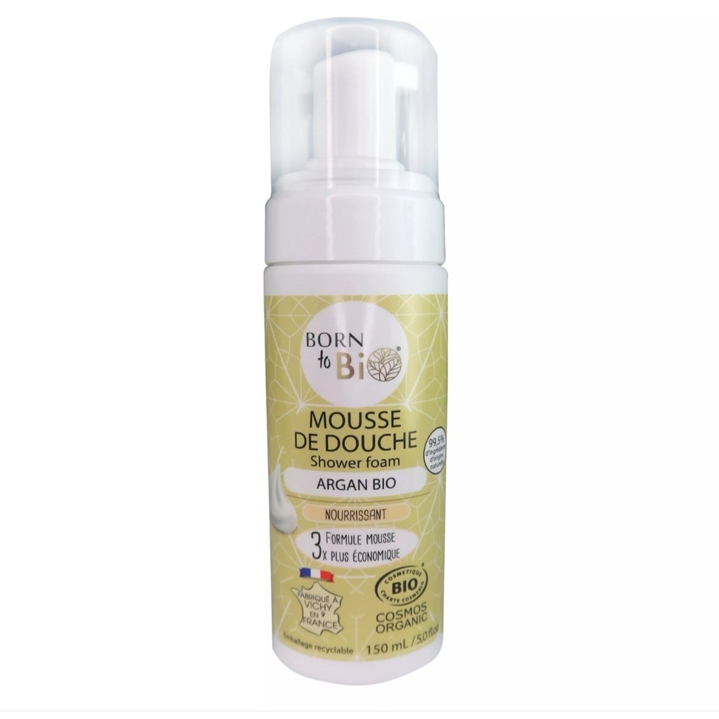 Mousse de douche Born to Bio – Douceur & nature sous la douche - Argan