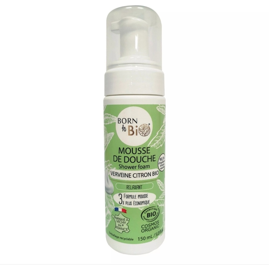 Mousse de douche Born to Bio – Douceur & nature sous la douche - Verveine