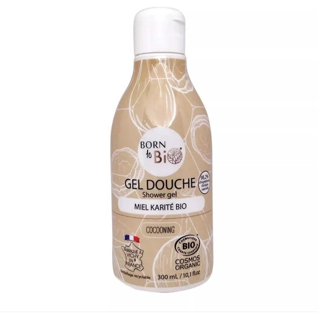 Gel douche Born to Bio – Naturel, doux & plaisir sous la douche - Miel karité