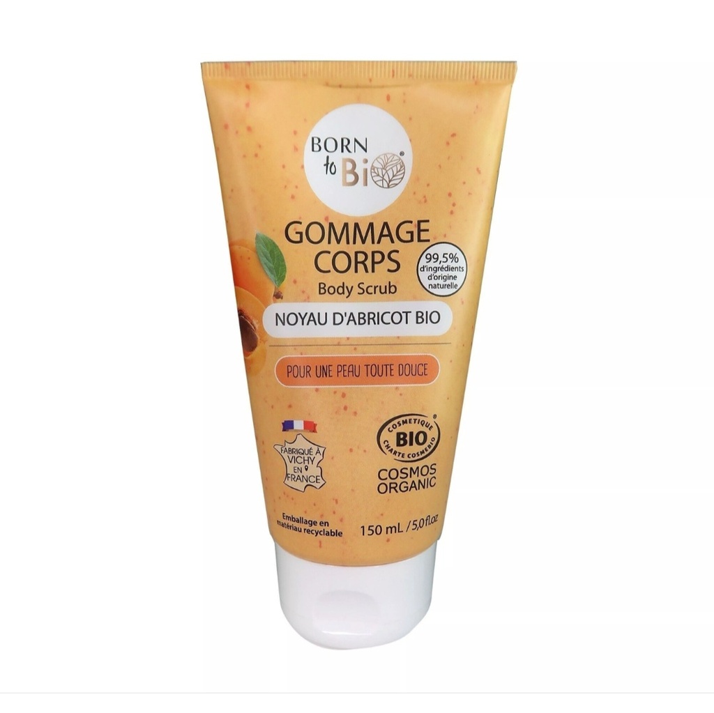 Born to Bio Gommage Corps Noyau d’Abricot — Gommage corps naturel & doux