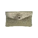 Grand porte-monnaie en cuir brillant - Bronze