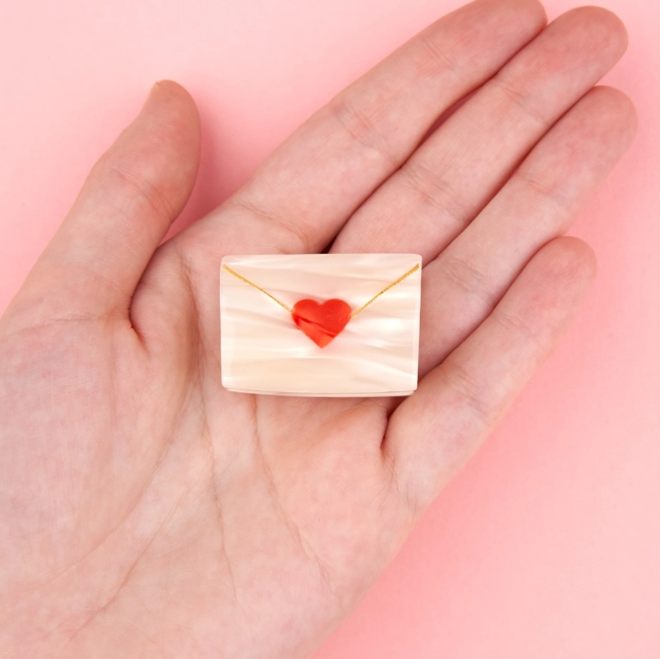 Mini pince lettre d'amour - Coucou Suzette