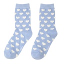 Coucou Suzette - Chaussettes cœurs bleus