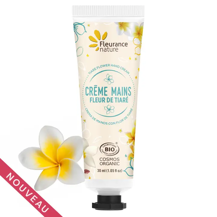 Crème mains bio Fleur de Tiaré - Fleurance Nature