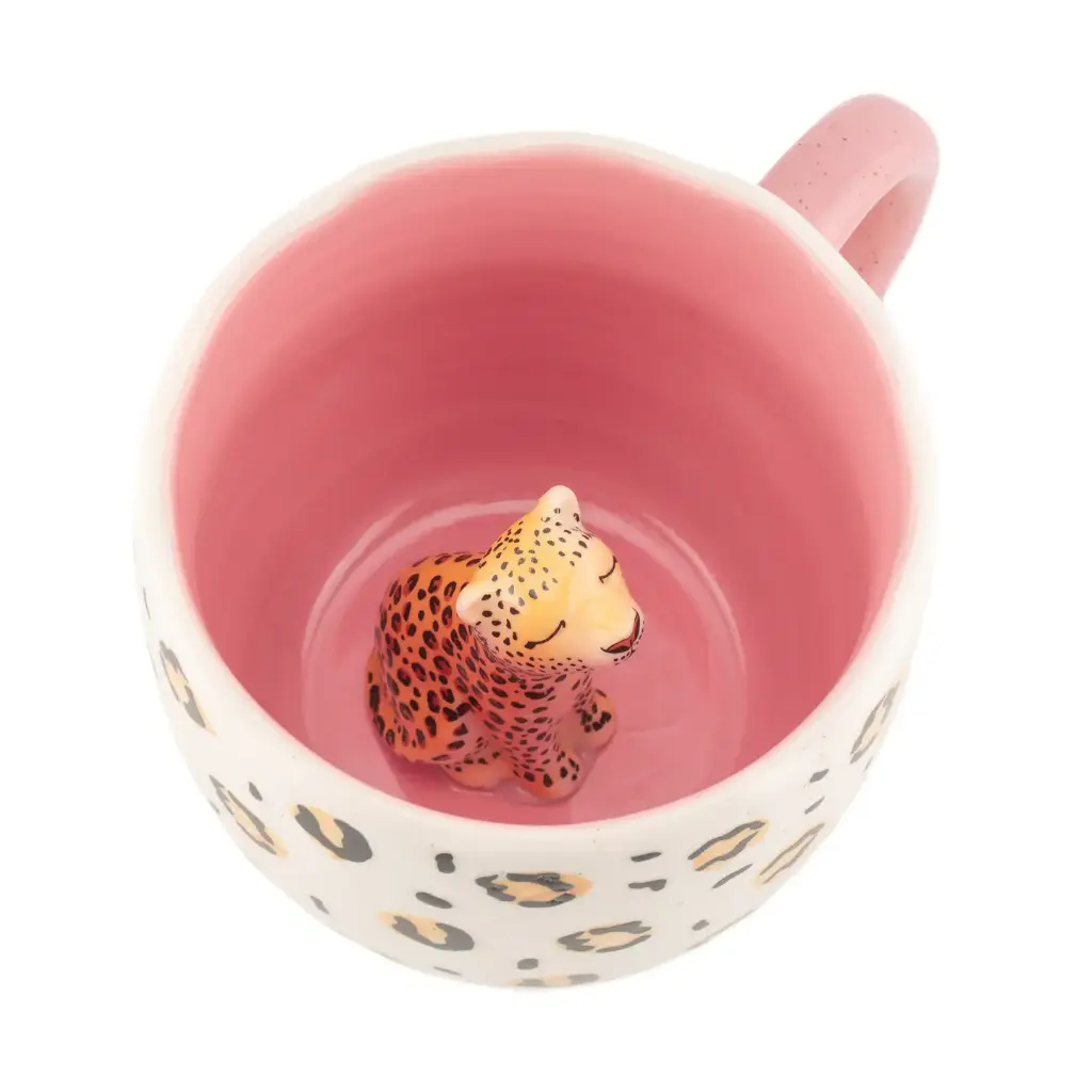 Tasse surprise – Motif Léopard – Sass & Belle