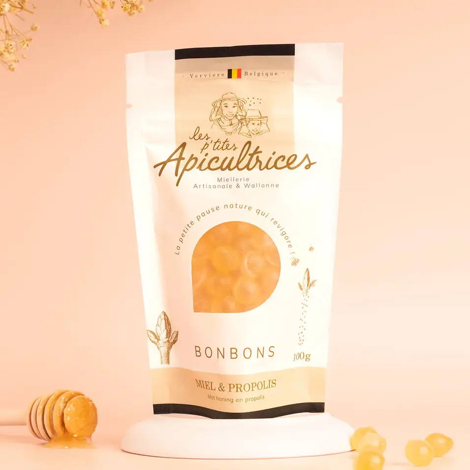 Bonbons au miel & propolis – Les P’tites Apicultrices