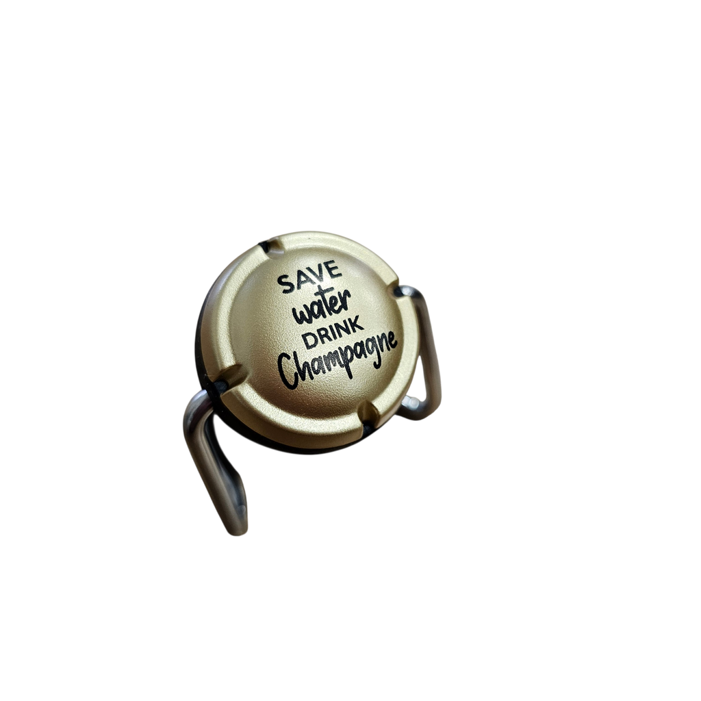 Bouchon Réutilisable “Save Water Drink Champagne” – Les Cornichons
