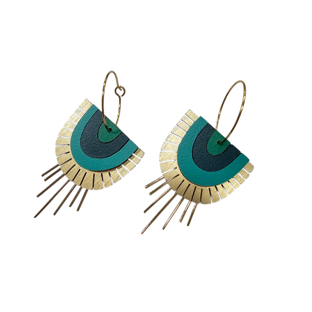 Boucles d’oreilles inspiration mexicaine BAM - RB12