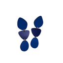 boucles d’oreilles longues colorées IDOL - cobalt - RB06