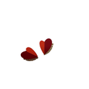 Petites boucles d’oreilles bohème CŒURS AILÉS - RB15